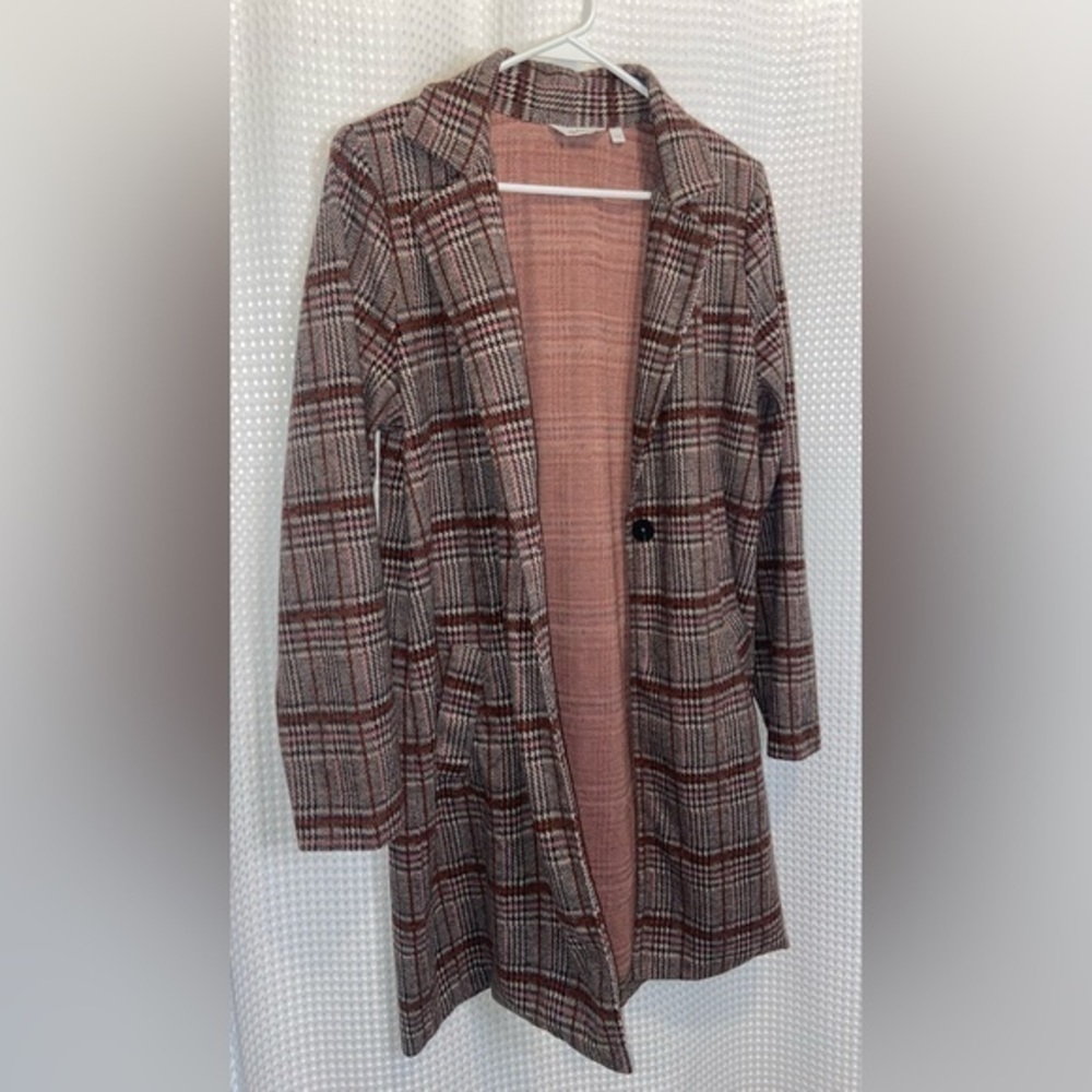 REITMANS plaid midi Blazer/coat size medium - Picture 4 of 14